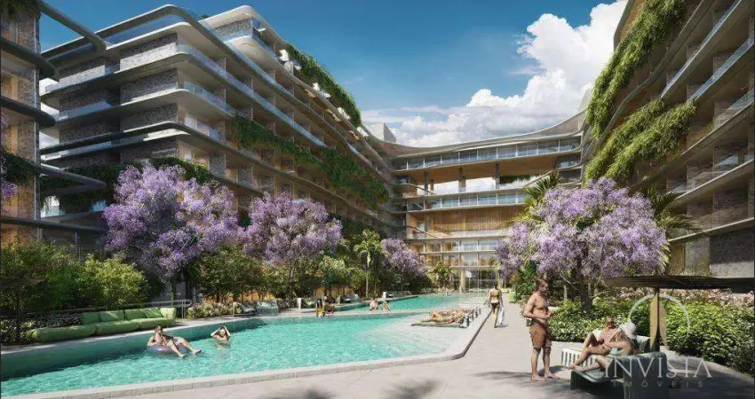 Flat com 1 dormitório à venda, 29 m² por r$ 530.000,00 - ponta de campina - cabedelo/pb