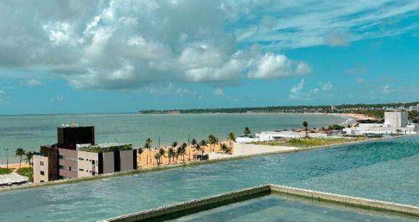 Flat com 1 dormitório à venda, 33 m² por R$ 580.000,00 - Tambaú - João Pessoa/PB