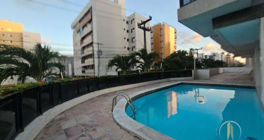 Apartamento com 3 dormitórios para alugar, 125 m² por R$ 4.500,01/mês - Intermares - Cabedelo/PB