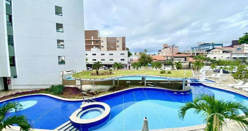 Flat com 1 dormitório à venda, 30 m² por r$ 750.000,00 - tambaú - joão pessoa/pb