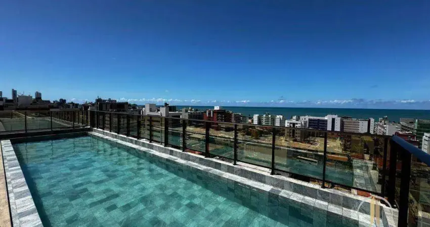 Apartamento com 2 dormitórios, 62 m² - venda por R$ 850.000,00 ou aluguel por R$ 4.500,01/mês - Cabo Branco - João Pessoa/PB