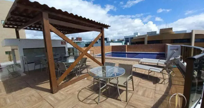 Apartamento com 3 dormitórios para alugar, 90 m² por R$ 4.000,01/mês - Intermares - Cabedelo/PB