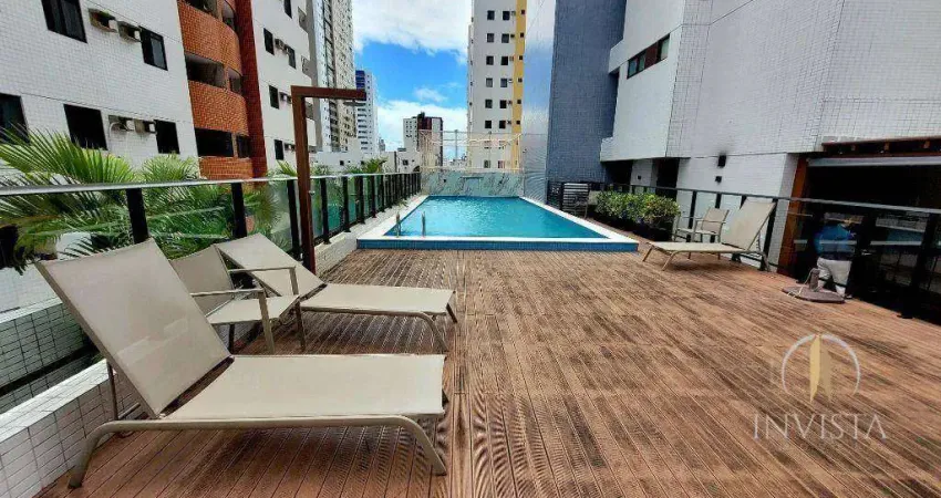 Apartamento com 2 dormitórios à venda, 61 m² por r$ 595.000,00 - jardim oceania - joão pessoa/pb