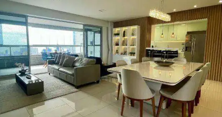 Apartamento com 3 dormitórios à venda, 162 m² por r$ 2.400.000,00 - brisamar - joão pessoa/pb