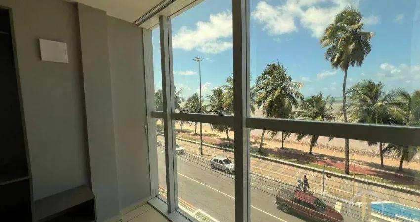 Flat com 1 dormitório à venda, 22 m² por r$ 439.000,00 - cabo branco - joão pessoa/pb
