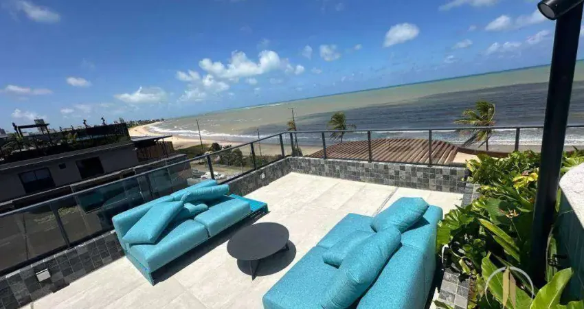 Flat alto padrão frente mar do jardim oceania, com 2 dormitórios à venda, 41 m² - jardim oceania - joão pessoa/pb .