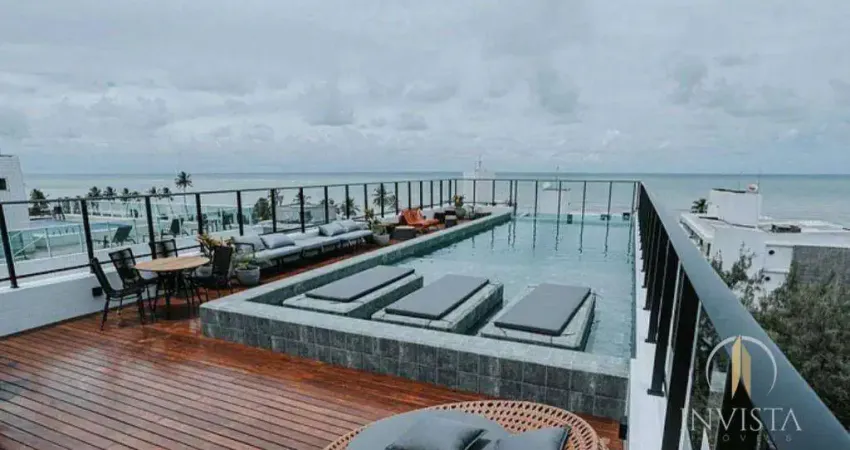 Flat com 1 dormitório à venda, 18 m² por r$ 380.000,00 - jardim oceania - joão pessoa/pb