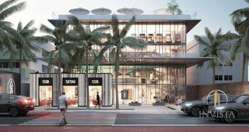 Flat com 1 dormitório à venda, 24 m² por r$ 550.000,00 - cabo branco - joão pessoa/pb