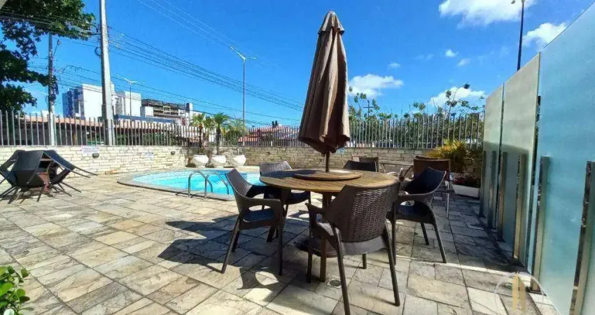 Apartamento com 3 dormitórios para alugar, 105 m² por r$ 4.200,01/mês - jardim oceania - joão pessoa/pb