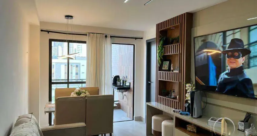 Apartamento com 3 dormitórios à venda, 68 m² por r$ 769.000,00 - jardim oceania - joão pessoa/pb