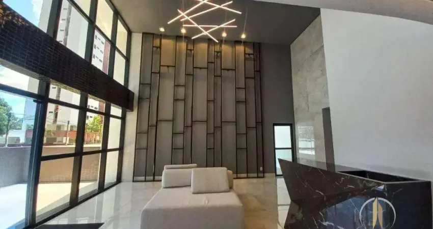 Apartamento com 3 dormitórios para alugar, 72 m² por r$ 4.500/mês - manaíra - joão pessoa/pb