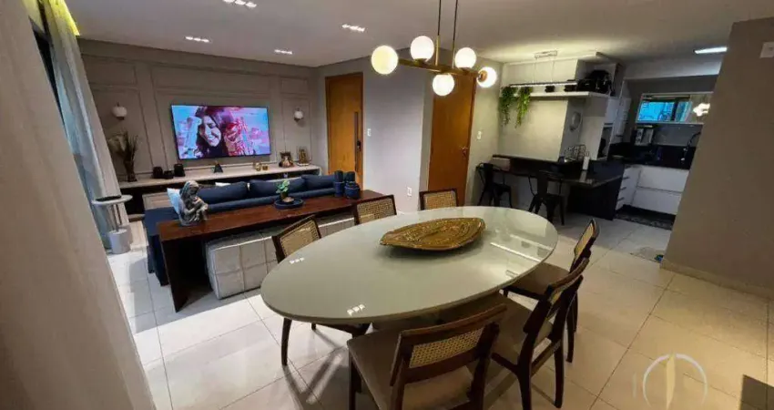 Apartamento com 3 dormitórios à venda, 126 m² por r$ 1.290.000 - jardim luna - joão pessoa/pb