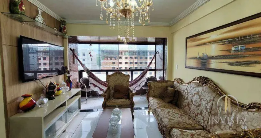 Apartamento com 3 dormitórios à venda, 104 m² por r$ 650.000,00 - tambaú - joão pessoa/pb