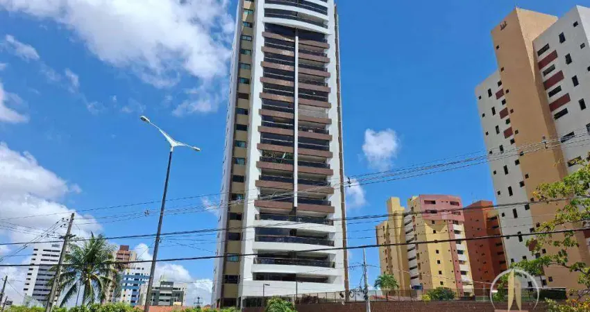 Apartamento com 4 dormitórios à venda, 167 m² por r$ 1.500.000,00 - aeroclube - joão pessoa/pb