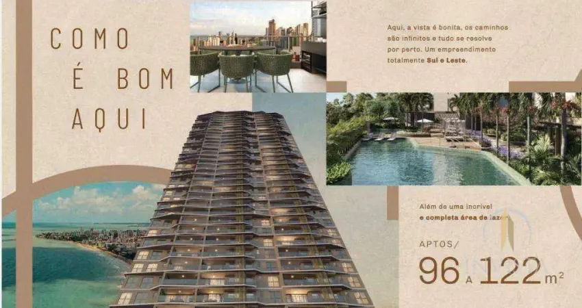 Apartamento com 3 dormitórios à venda, 121 m² por r$ 1.687.000 - miramar - joão pessoa/pb