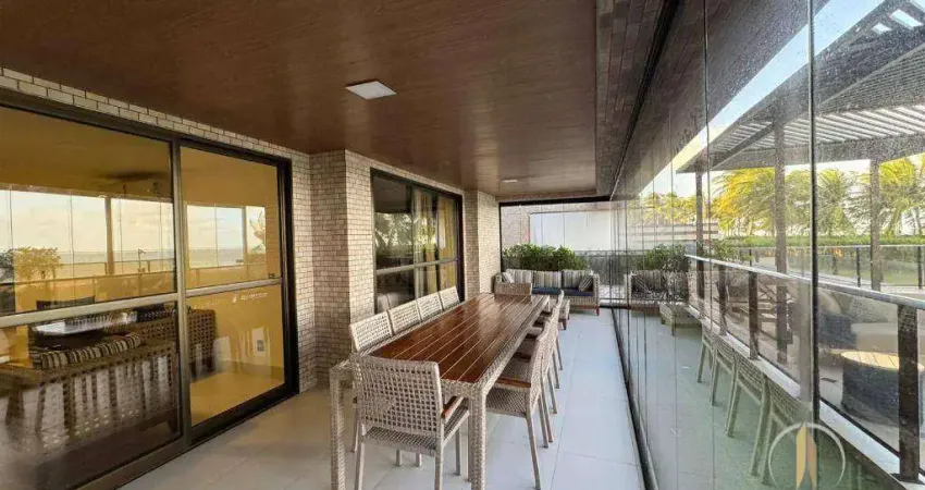 Apartamento com 3 dormitórios à venda, 146 m² por r$ 3.200.000 - camboinha - cabedelo/pb