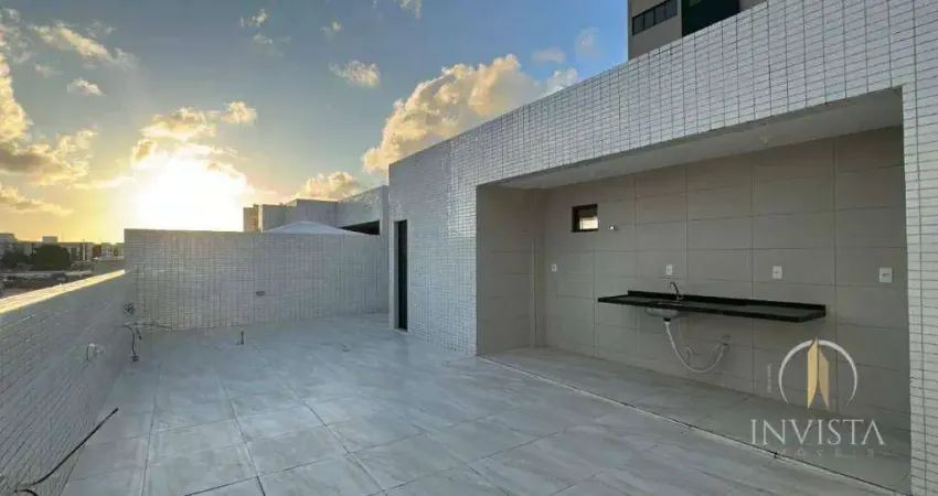 Cobertura, 126 m² - venda por r$ 450.000,00 ou aluguel por r$ 3.200,01/mês - expedicionários - joão pessoa/pb