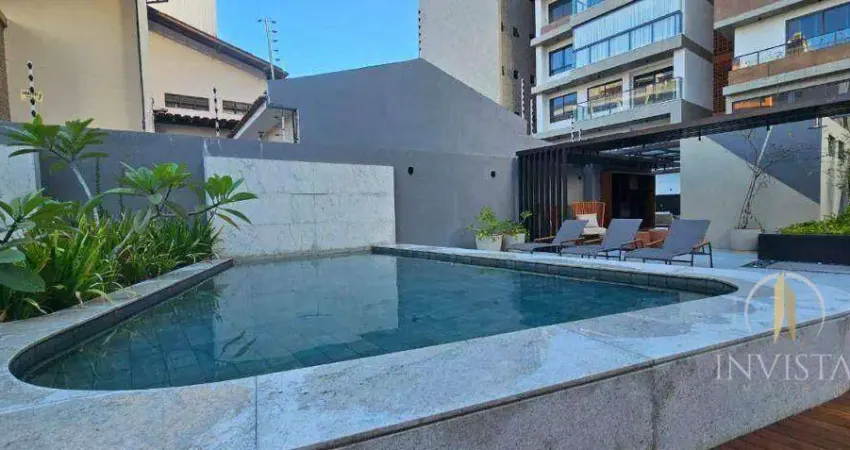 Flat com 1 dormitório à venda, 29 m² por r$ 420.000 - jardim oceania - joão pessoa/pb