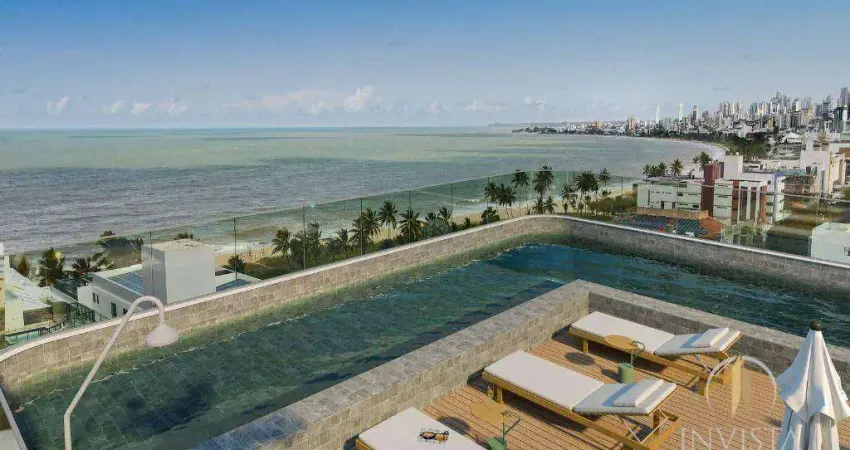 Flat com 1 dormitório à venda, 21 m² por r$ 370.000,00 - jardim oceania - joão pessoa/pb