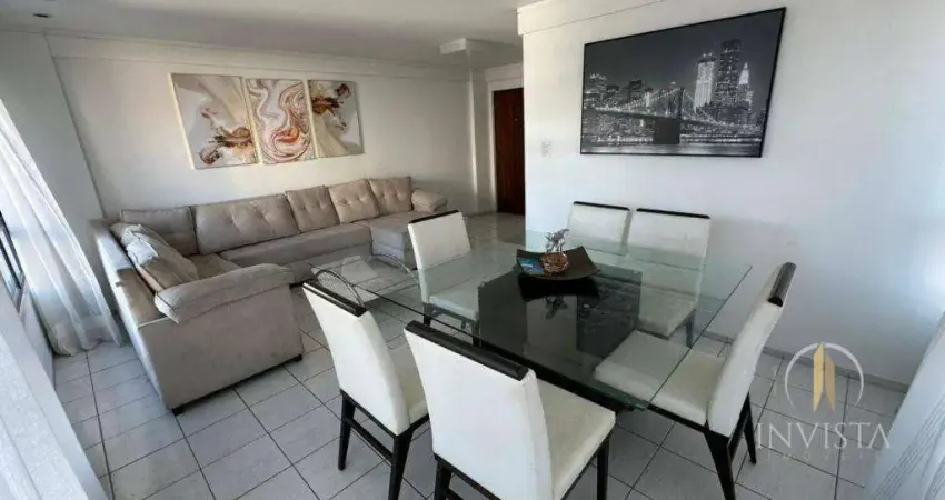 Apartamento com 3 dormitórios à venda, 117 m² por r$ 850.000,00 - cabo branco - joão pessoa/pb