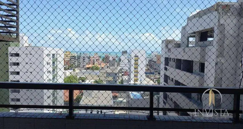 Apartamento com 3 dormitórios para alugar, 95 m² por r$ 7.000/mês - jardim oceania - joão pessoa/pb