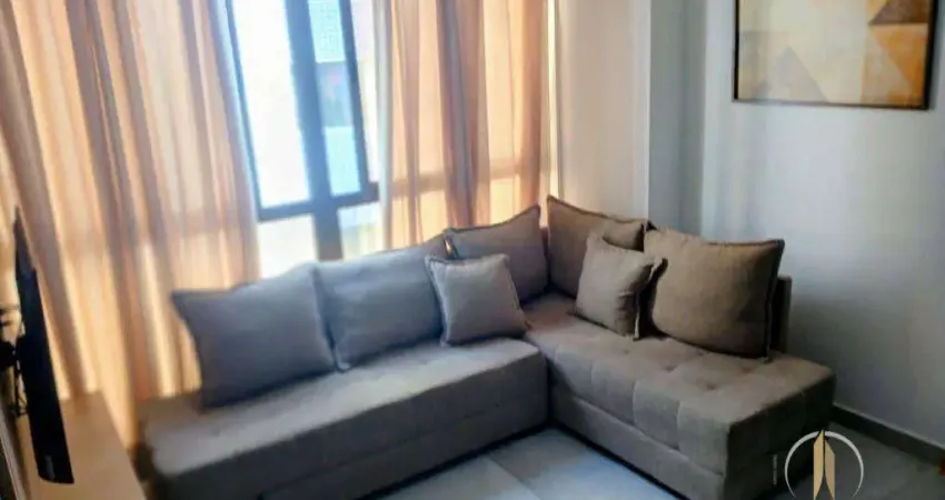 Apartamento com 1 dormitório para alugar, 30 m² por r$ 3.200/mês - tambaú - joão pessoa/pb