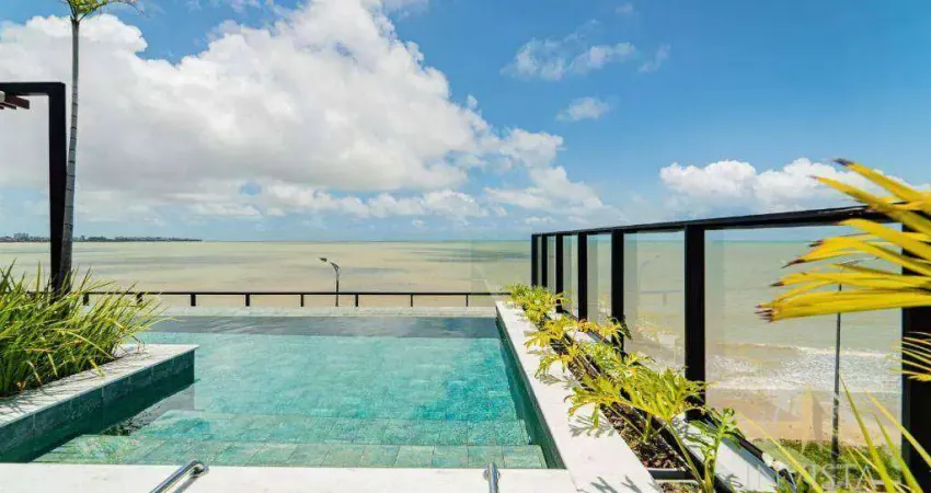 Flat com 1 dormitório para alugar, 25 m² por r$ 3.500/mês - bessa - joão pessoa/pb