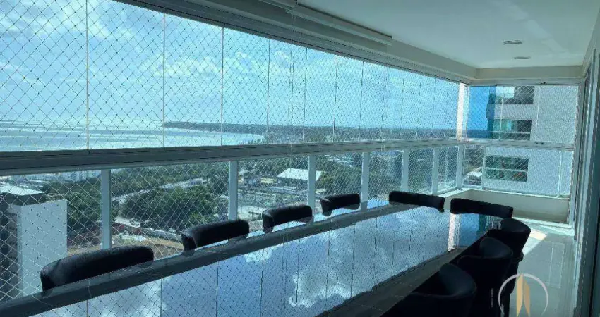 Apartamento com 4 dormitórios à venda, 246 m² por r$ 3.300.000,00 - altiplano cabo branco - joão pessoa/pb