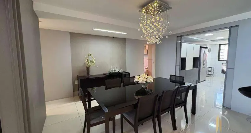 Apartamento com 3 dormitórios à venda, 183 m² por r$ 1.500.000,00 - tambaú - joão pessoa/pb