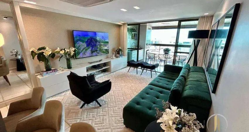 Apartamento com 4 dormitórios à venda, 131 m² por R$ 1.690.000 - Camboinha - Cabedelo/PB