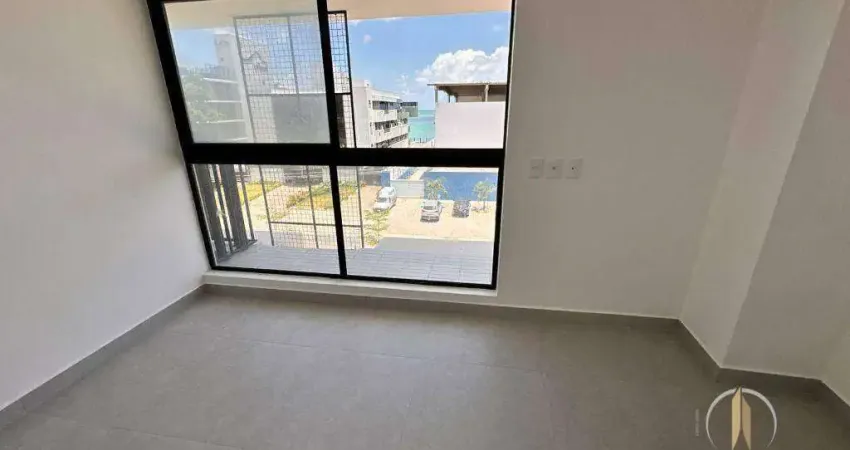 Beira mar da praia do Jardim Oceania, Apartamento novo de 87m² - Sala de estar e jantar em conceito aberto - 3 quarto sendo 2 suítes - WC reversível-