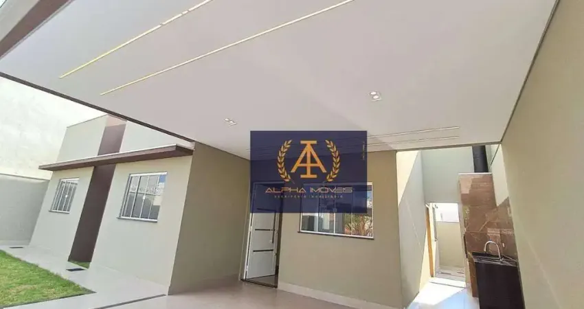 CASA NOVA COM 3 SUÍTES - BEM LOCALIZADA