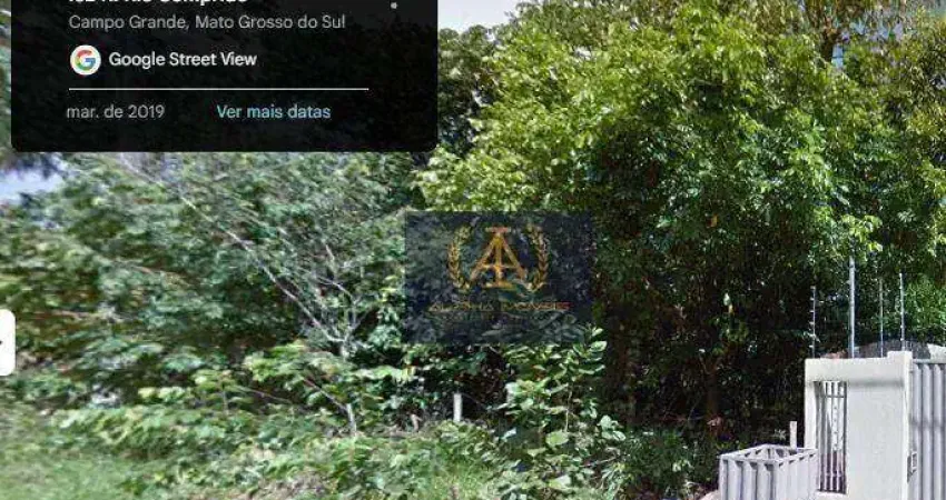 Terreno à venda na Rua Rio Comprido, 132, Jardim Veraneio, Campo Grande