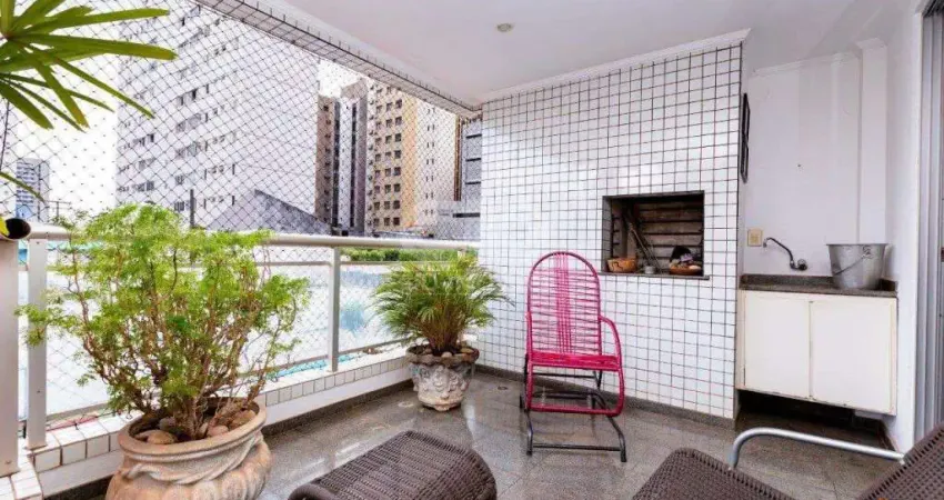Apartamento com 3 quartos e sacada gourmet, próximo ao Pantanal Shopping