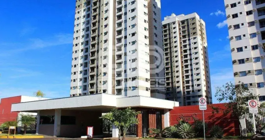 Apartamento com três quartos no condomínio residencial parque beira rio