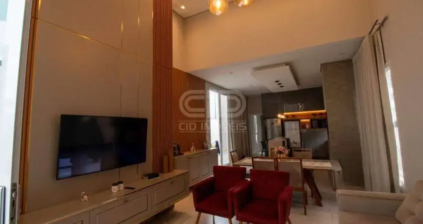 Casa mobiliada á venda com três suítes no condomínio belvedere ii