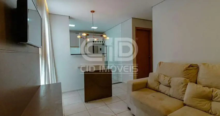 Apartamento mobiliado com 02 quartos no condomínio chapada dos ipês