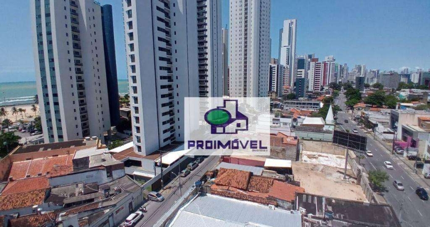 Flat com 1 dormitório à venda, 40 m² por R$ 250.000,00 - Boa Viagem - Recife/PE
