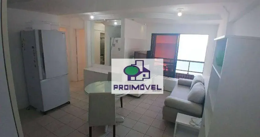Apartamento com 2 dormitórios para alugar, 52 m² por R$ 4.138,37/mês - Boa Viagem - Recife/PE