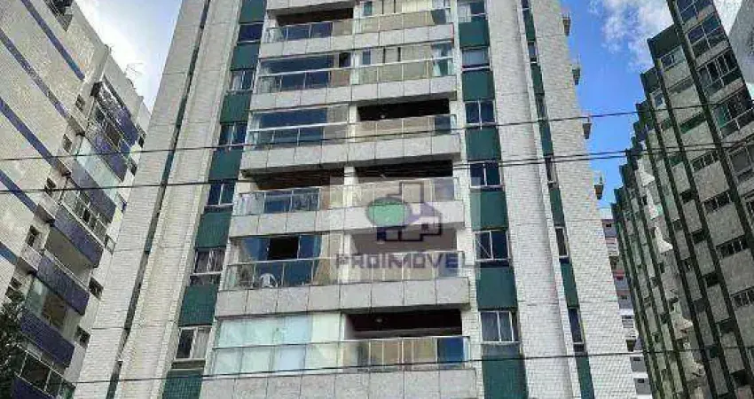 Apartamento com 3 dormitórios à venda, 121 m² por r$ 1.100.000,00 - boa viagem - recife/pe