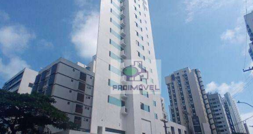 Apartamento com 1 dormitório para alugar, 45 m² por R$ 3.547,00/mês - Boa Viagem - Recife/PE