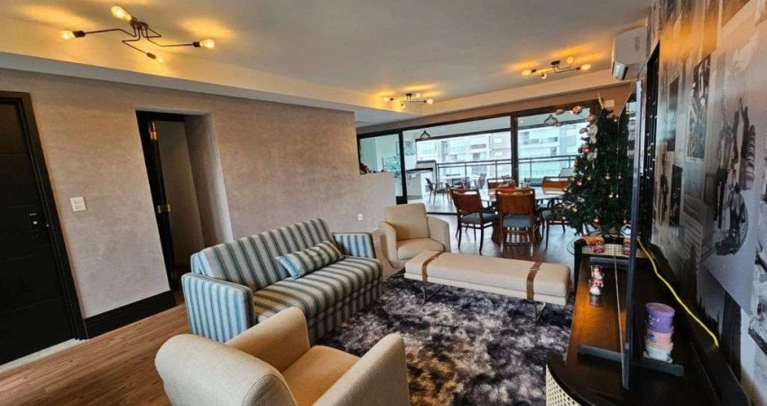 Apartamento em Moema, 163 m²; 3 Suítes; 2 Vagas