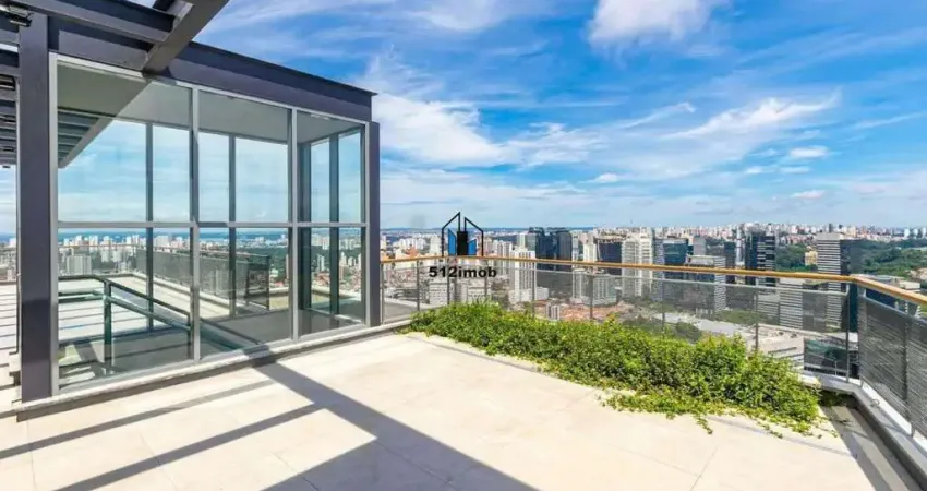 Viva no topo da exclusividade: cobertura de 410 m² com 4 suítes e 5 vagas