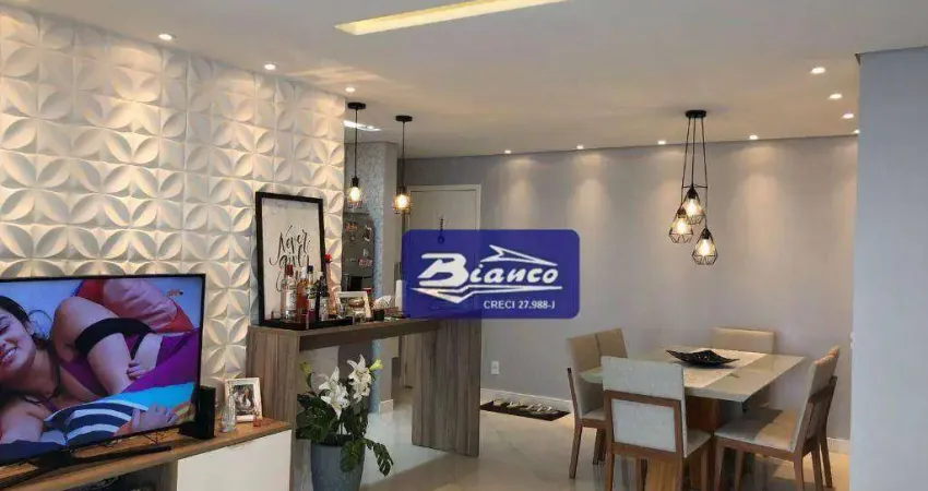 Apartamento para alugar, 86 m² por r$ 5.915,00/mês - jardim flor da montanha - guarulhos/sp