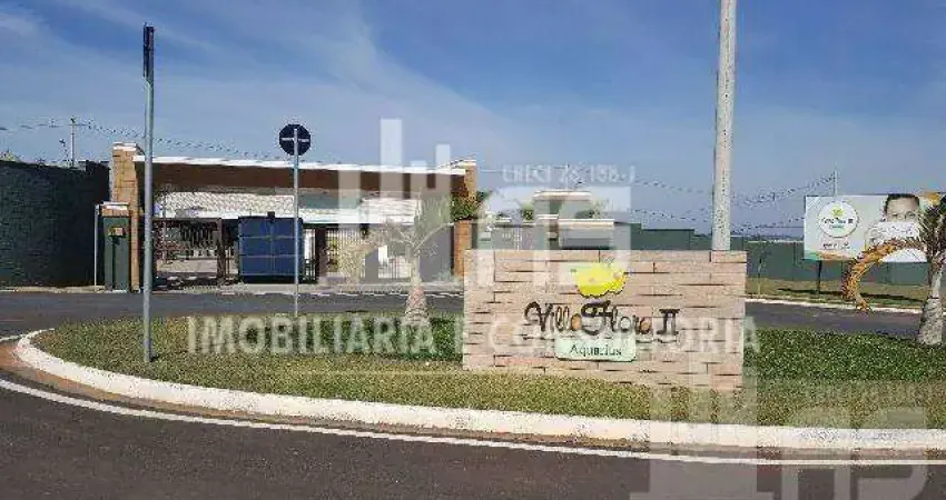 Terreno em condomínio fechado à venda no Residencial Villa Flora Aquarius, Marília 