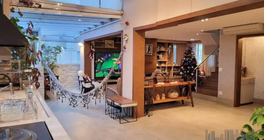 Cobertura para venda ou locação com 4 dormitorios sendo 3 suites, 3 vagas fixas, depósito e área útil com 190 m² na vila lepoldina.