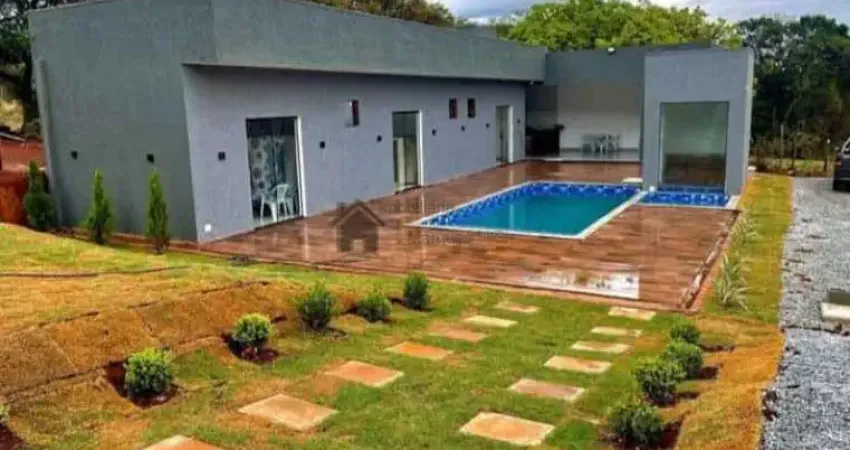 Oportunidade linda chacara com 2.000 metros casa 3 quartos, piscina