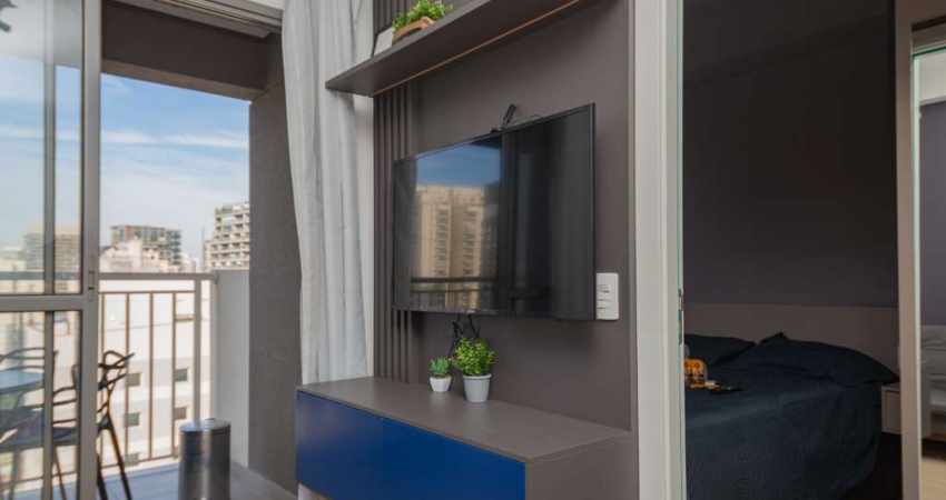 Espetacular apartamento tipo para venda com 1 quarto, sendo 1 suíte, 27m²