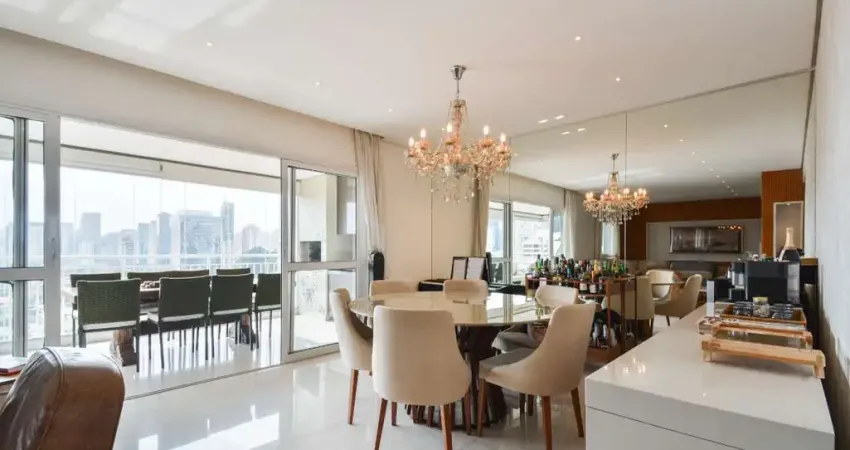 Agradável apartamento tipo para venda em brooklin com 3 quartos, sendo 3 suítes, 178m²