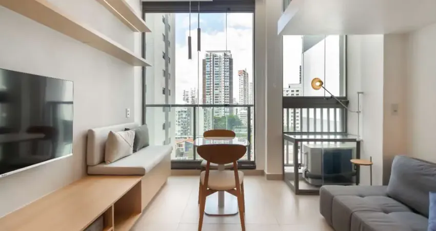 Excelente apartamento tipo para venda em brooklin com 1 quarto, sendo 1 suíte, 29m²